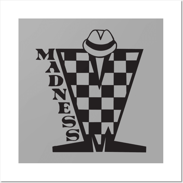 Madness Checkerboard HD - Black Wall Art by Skate Merch